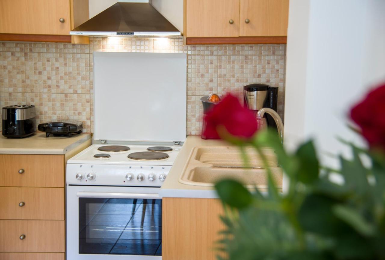 Manolia Dream Apartment 30M To The Beach Agia Marina  Ngoại thất bức ảnh