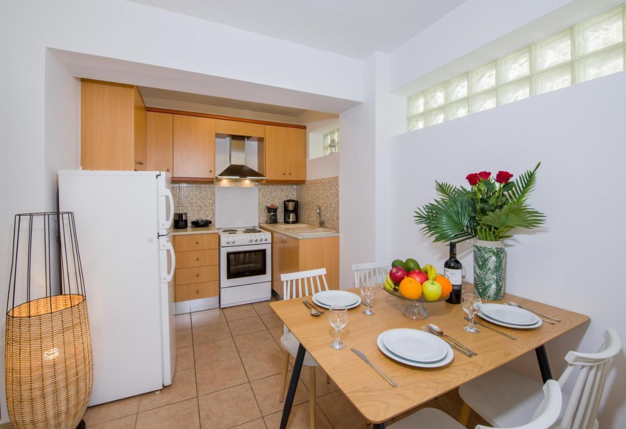 Manolia Dream Apartment 30M To The Beach Agia Marina  Ngoại thất bức ảnh