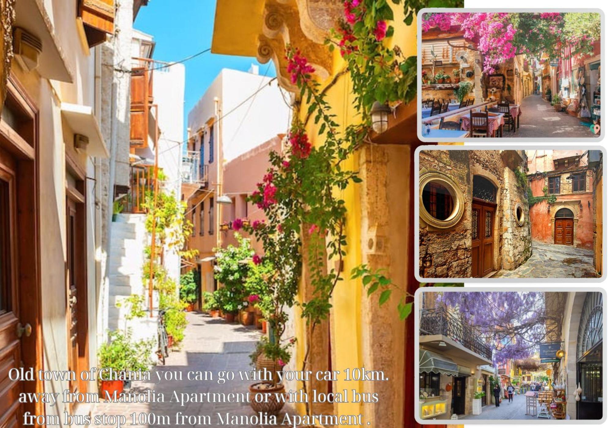 Manolia Dream Apartment 30M To The Beach Agia Marina  Ngoại thất bức ảnh